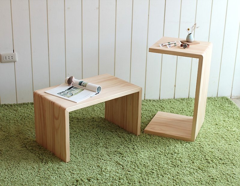 原木桌边几/桌几/矮桌/小家具 - 餐桌/书桌 - 木头 咖啡色