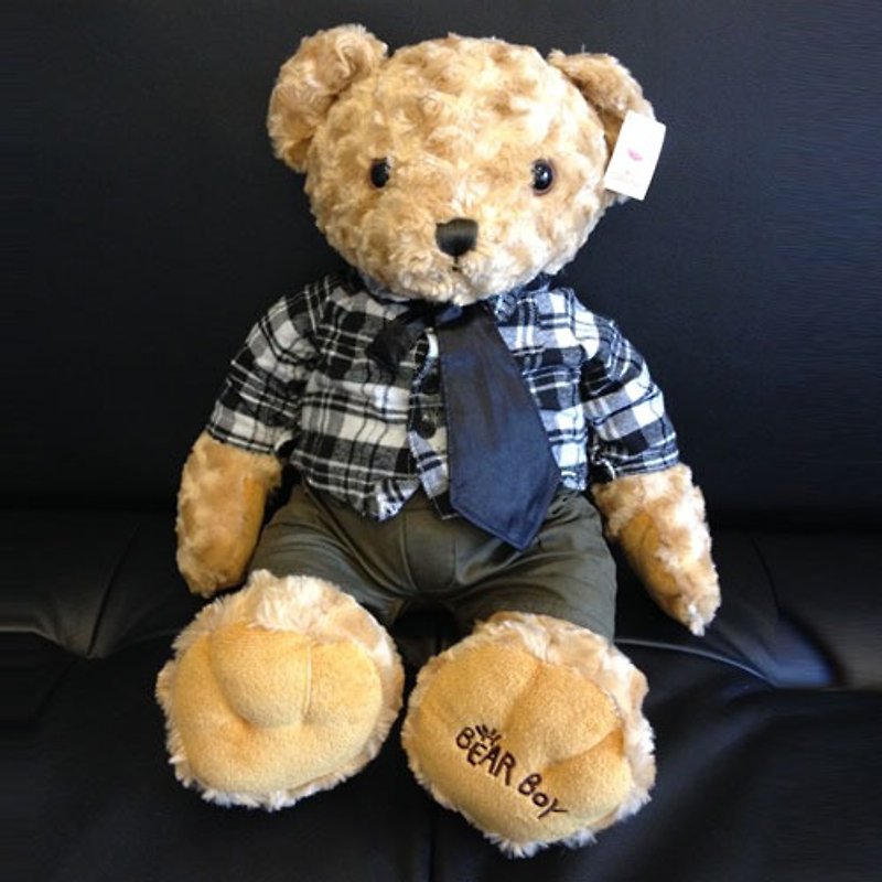 【BEAR BOY】50cm绅士风害羞熊-男生 - 玩偶/公仔 - 其他材质 