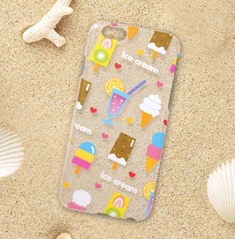 【Clear iPhone case】Ice cream - 手机壳/手机套 - 塑料 透明