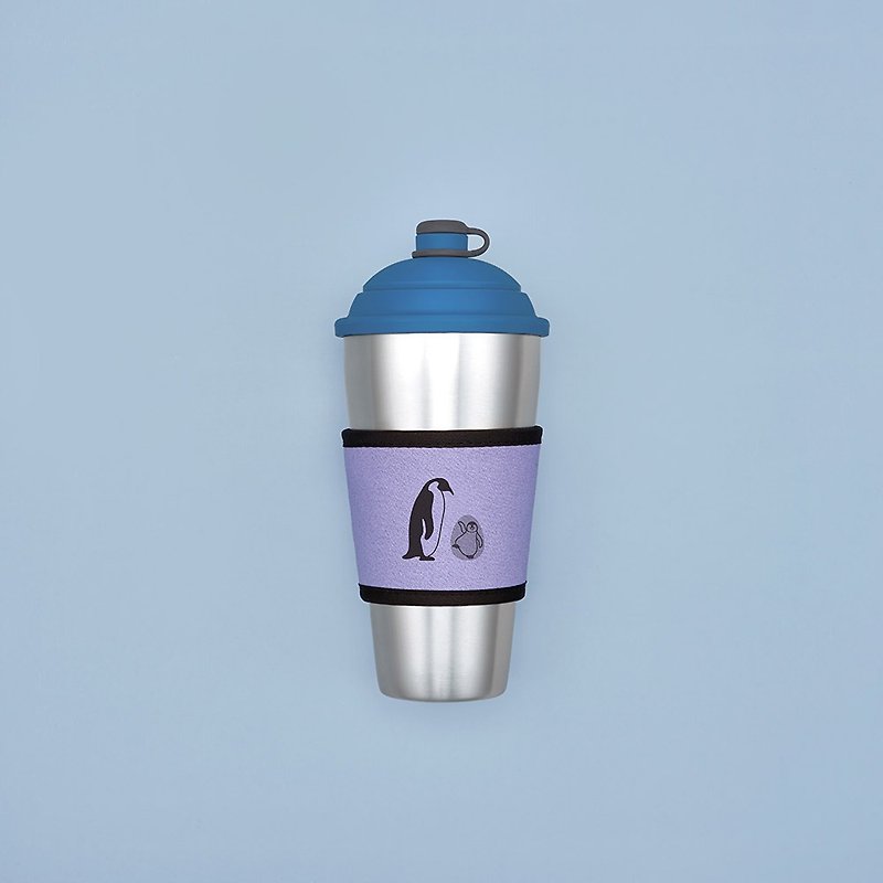 YCCT 感温杯套 - 企鹅 - 喝咖啡的好伙伴 - 水壶/水瓶 - 棉．麻 多色