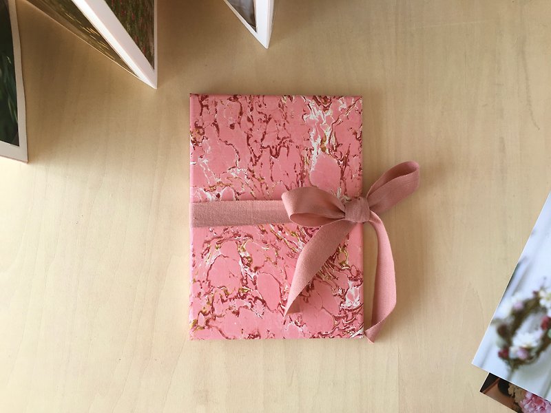 飾れるアルバム　マーブル紙　A6 - 相簿/相册 - 纸 粉红色