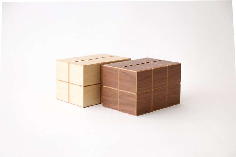 旭川クラフト ササキ工芸 BOXティッシュケース 台湾仕様 - 纸巾盒 - 木头 