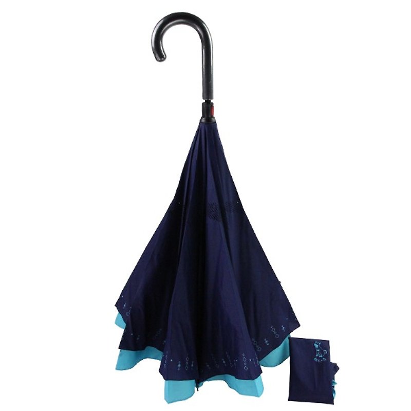 /Puputraga/元气反向伞 - 雨伞/雨衣 - 防水材质 蓝色