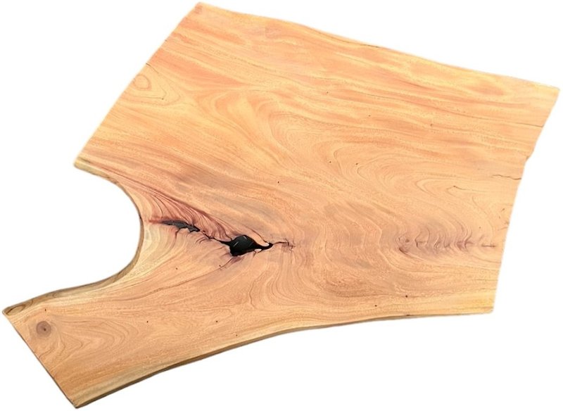 谢木木工作室 台湾桃花心木一片板 111*98~54*3.1cm 原木 桌板 泡 - 其他家具 - 木头 