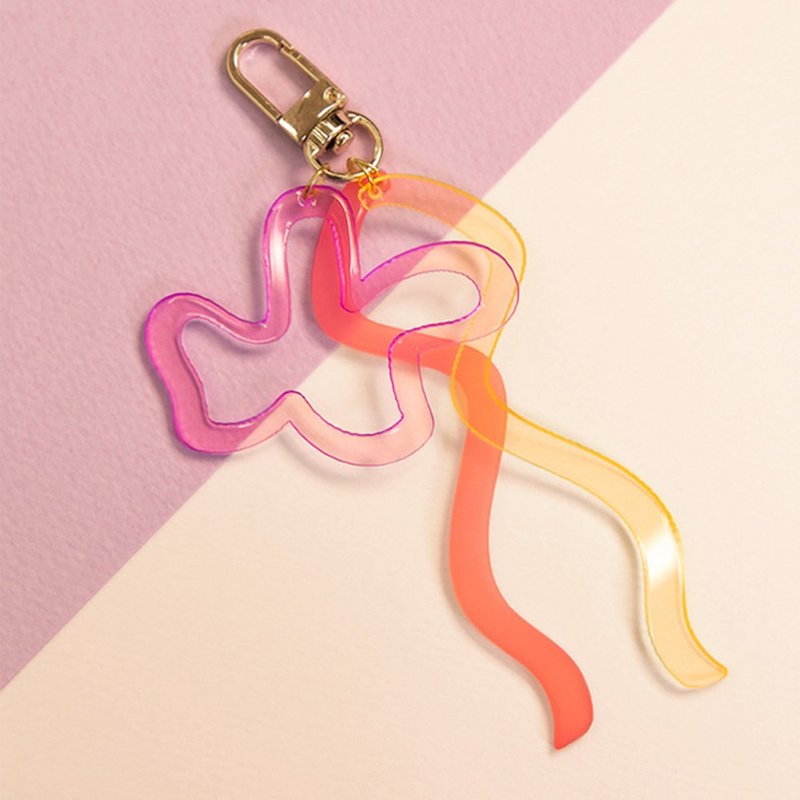 Flower tassel - acrylic sun keyring - 钥匙链/钥匙包 - 压克力 