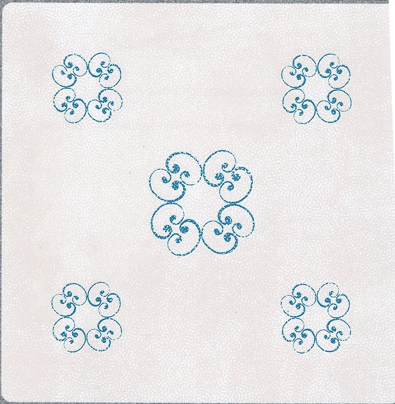 SSHK8(葡萄牙连续花砖)9片/组-MIT拟瓷感正方形花砖贴不残胶 - 墙贴/壁贴 - 塑料 多色