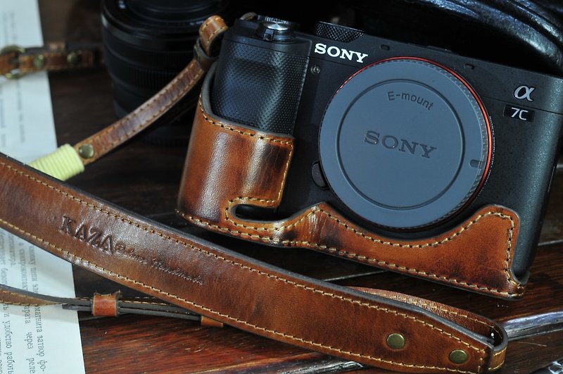SONY A7C 相机皮套 A7C 相机包 - 相机 - 真皮 