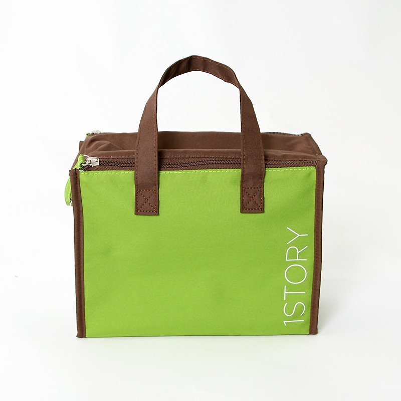 保冷袋(小)．绿╳棕 - 其他 - 其他材质 绿色