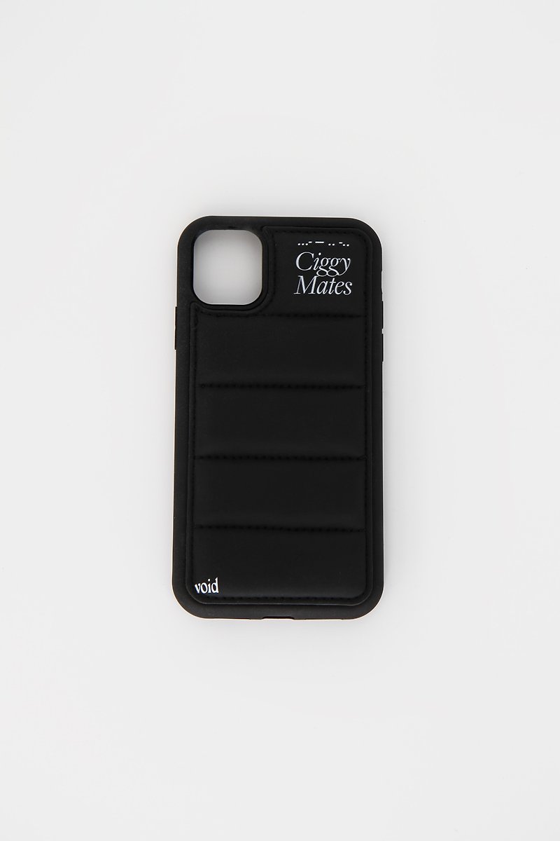 Ciggy Mates Puffer 羽绒手机壳 - 手机壳/手机套 - 其他材质 黑色