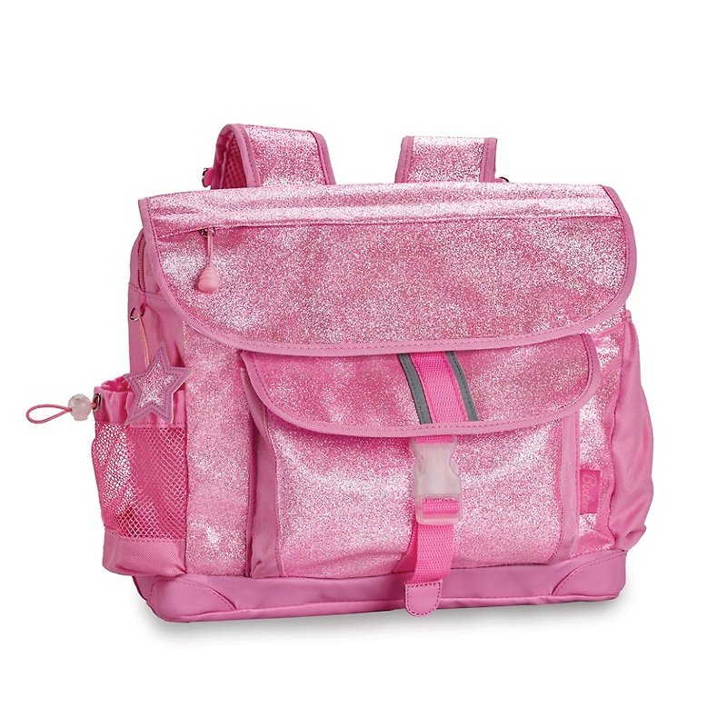 美国Bixbee闪采系列-甜心粉大童轻量舒压背/书包 - 后背包/双肩包 - 聚酯纤维 粉红色