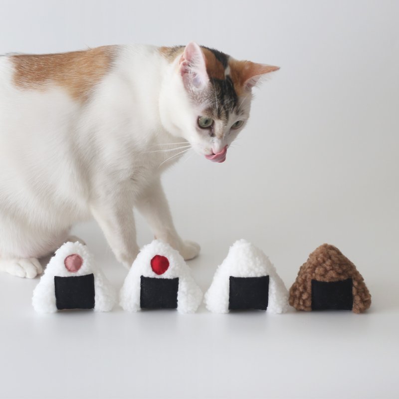 绝版 一口饭团 本丸 猫草包 猫玩具 可填充 重复用 - 玩具 - 其他材质 白色