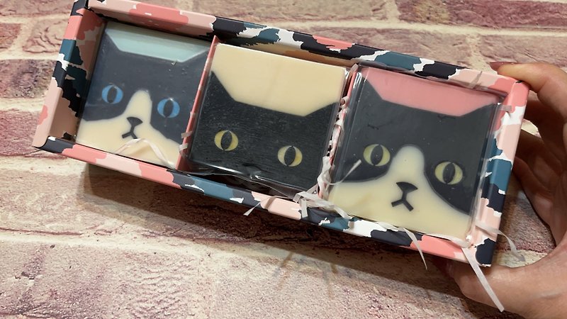 【猫咪礼盒系列】葳创手作馆 就是喵 快速出货 - 肥皂/手工皂 - 其他材质 