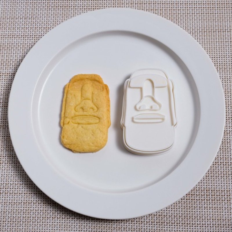 モアイ像__クッキーカッター・クッキー型 - 厨房用具 - 塑料 