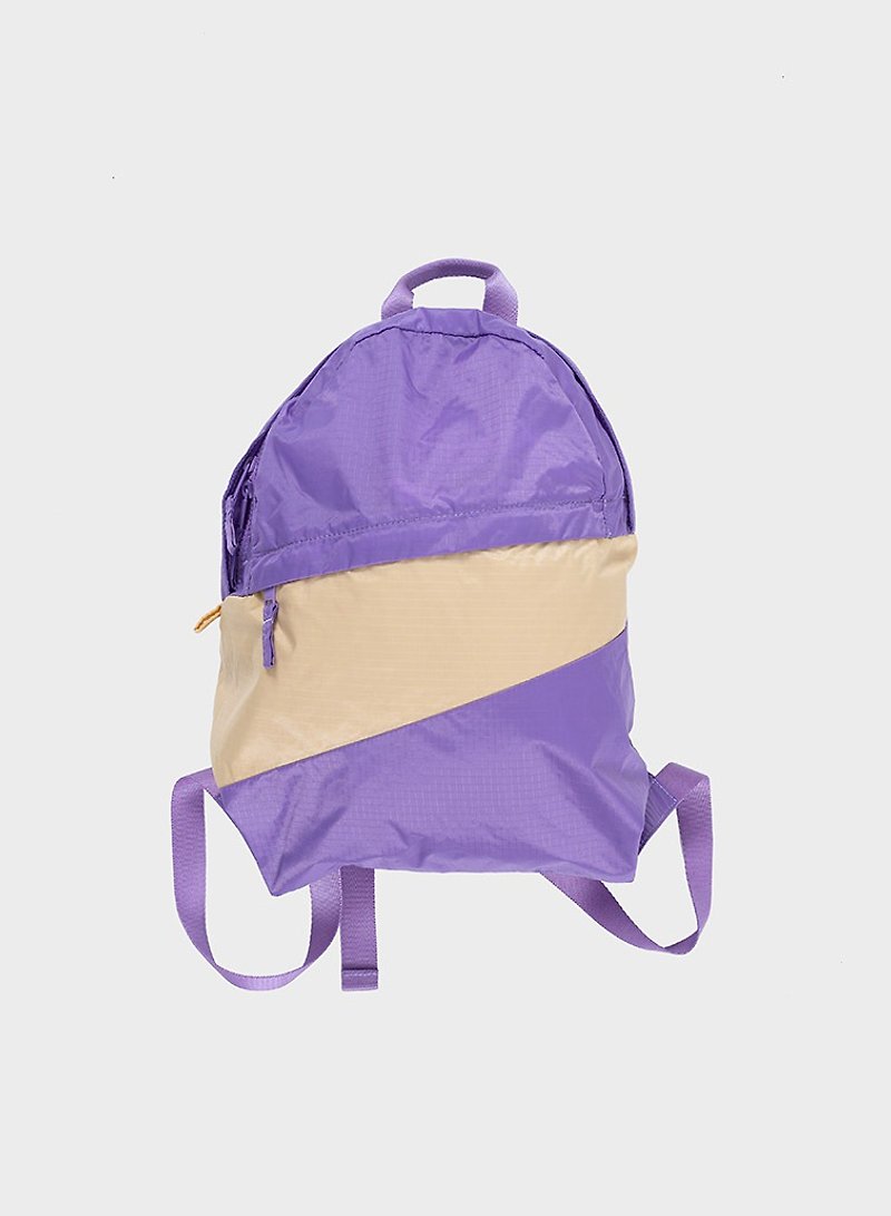 Foldable Backpack Lilac & Cees, M 防泼水轻量后背 紫/米 - 后背包/双肩包 - 尼龙 紫色