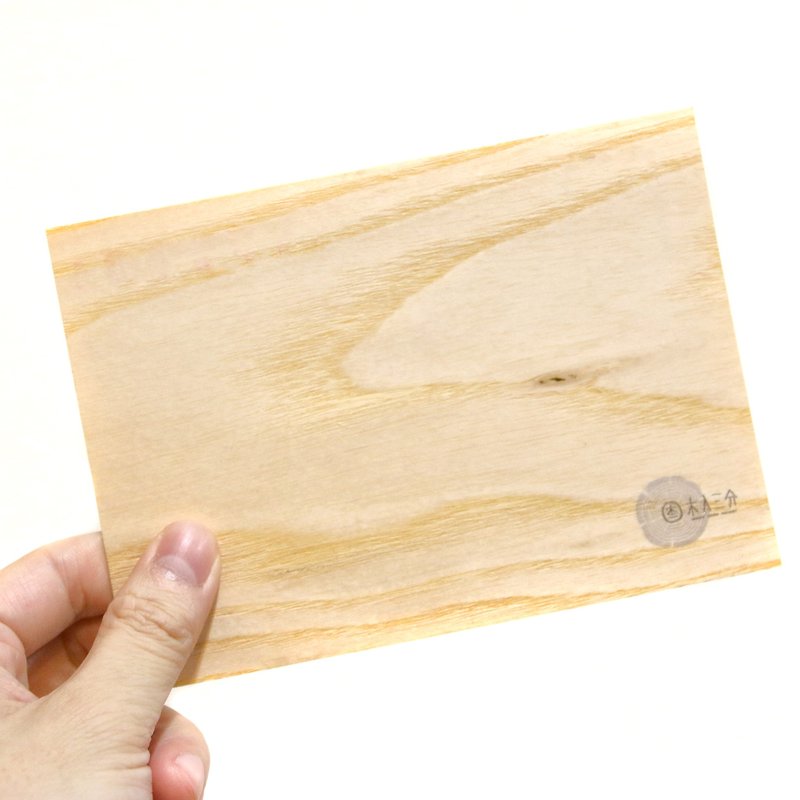 木入明信片－实木的明信片 - 卡片/明信片 - 木头 金色