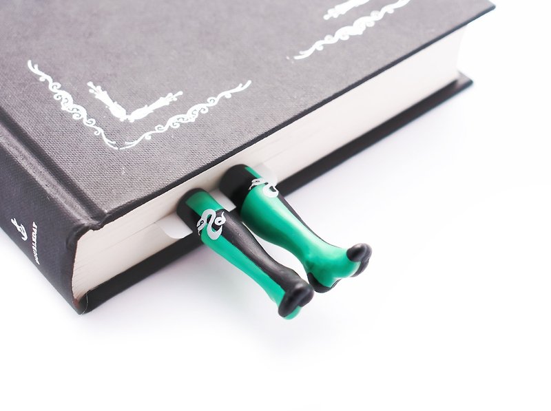 Slytheread socks bookmark - 书签 - 塑料 绿色