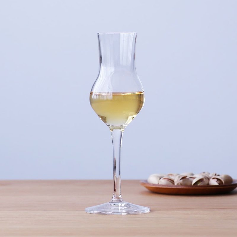 意大利Luigi Bormioli 无铅水晶高脚品酒杯 80ml - 酒杯/酒器 - 玻璃 白色
