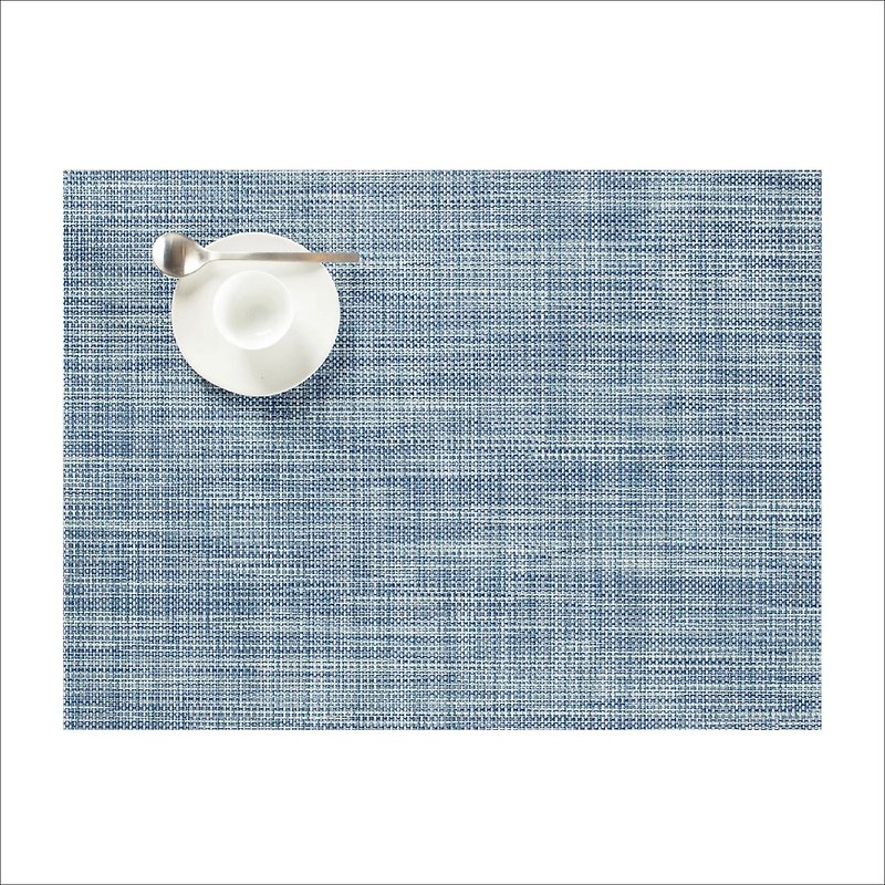 Chilewich / 细篮网编 Mini Basketweave 餐垫 丹宁蓝 36 x 48 cm - 餐垫/桌巾 - 塑料 绿色