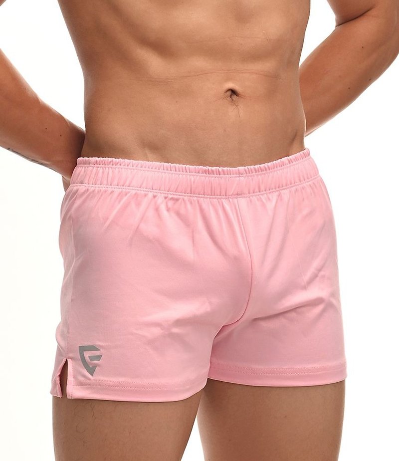Serious Gym 超透气 机能运动短裤 - 粉红色 - 男士短裤 - 聚酯纤维 粉红色
