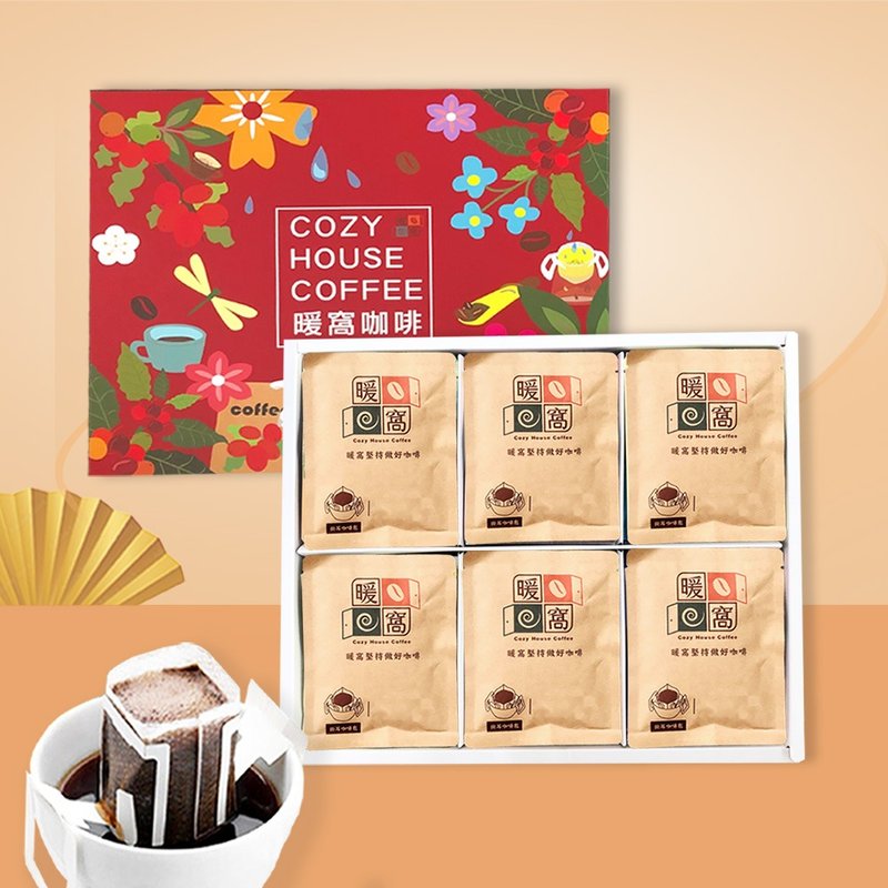 【暖窝咖啡】澎湃礼盒-Coffee Review 滤挂耳咖啡 礼盒 (36入) - 咖啡 - 其他材质 咖啡色