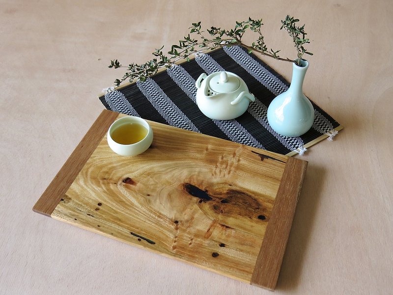 HO MOOD 解构系列—手作 几何 茶盘 - 杯垫 - 木头 金色