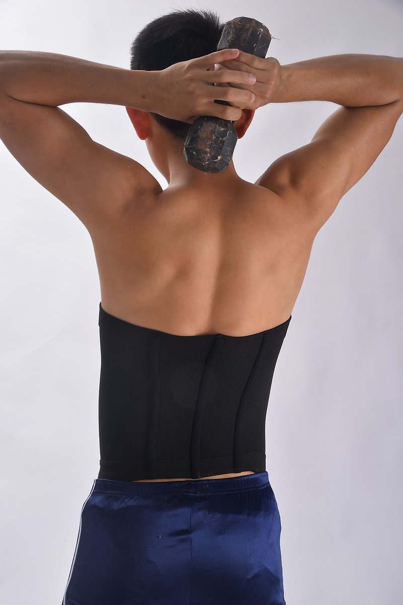 束腹护腰 1入 - 运动/健身用品 - 聚酯纤维 黑色