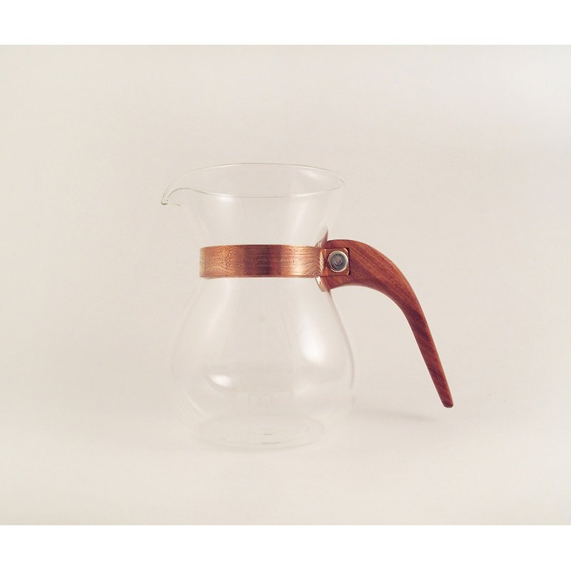 露 La Rosee木质手感咖啡壶/第二代/简约款/红檀香/需预购 - 咖啡壶/周边 - 木头 红色