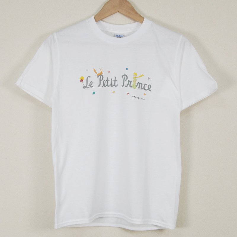 小王子经典版授权 - T恤：【小王子LOGO】成人短袖 T-shirt,AA16 - 男装上衣/T 恤 - 棉．麻 多色
