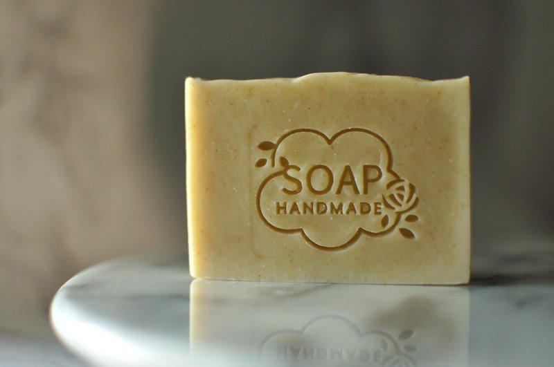 橙花乳油木 / 玫瑰纯露洁颜沐浴皂 ( 一般肌肤皆可适用 ) - 肥皂/手工皂 - 植物．花 橘色