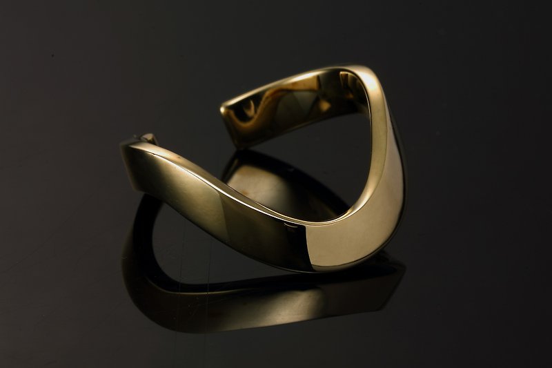 手工订制 /开合戒指 - 戒指 - 铜/黄铜 金色