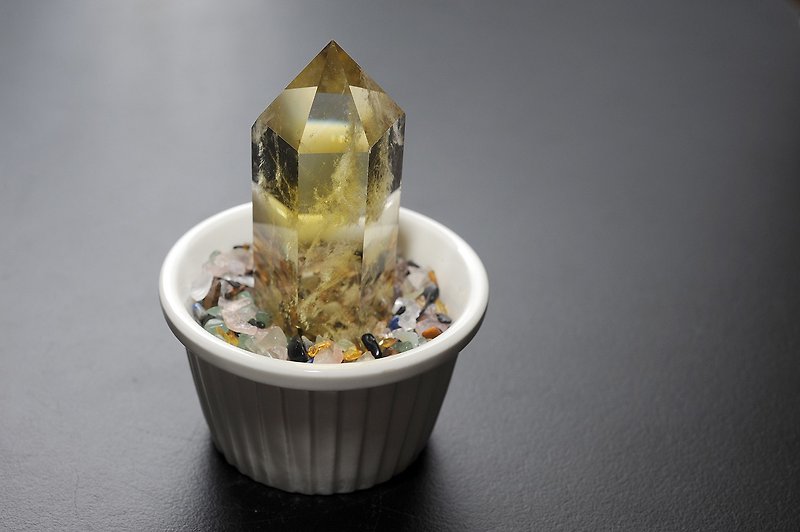 黄水晶柱 原矿、宝石、水晶、晶矿、摆件01 - 摆饰 - 宝石 