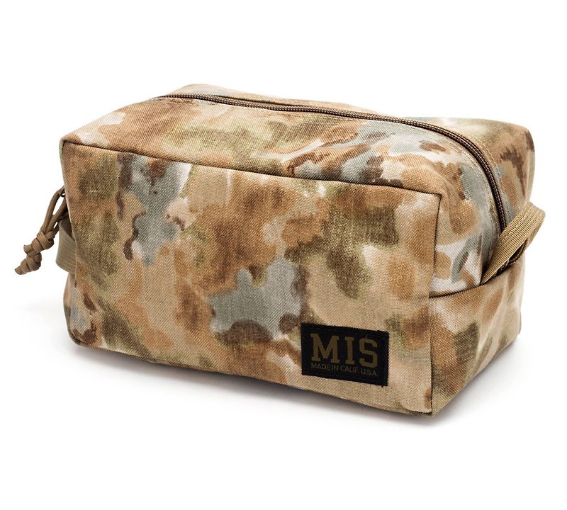 【MIS】MESH TOILETRY BAG 网眼化妆包-大 - 沙漠迷彩 - 后背包/双肩包 - 其他材质 卡其色