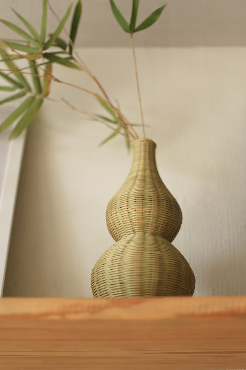 竹编系列 | 葫芦 | 花器 盛物 装饰 | 手制竹编 自然环保 - 花瓶/陶器 - 竹 