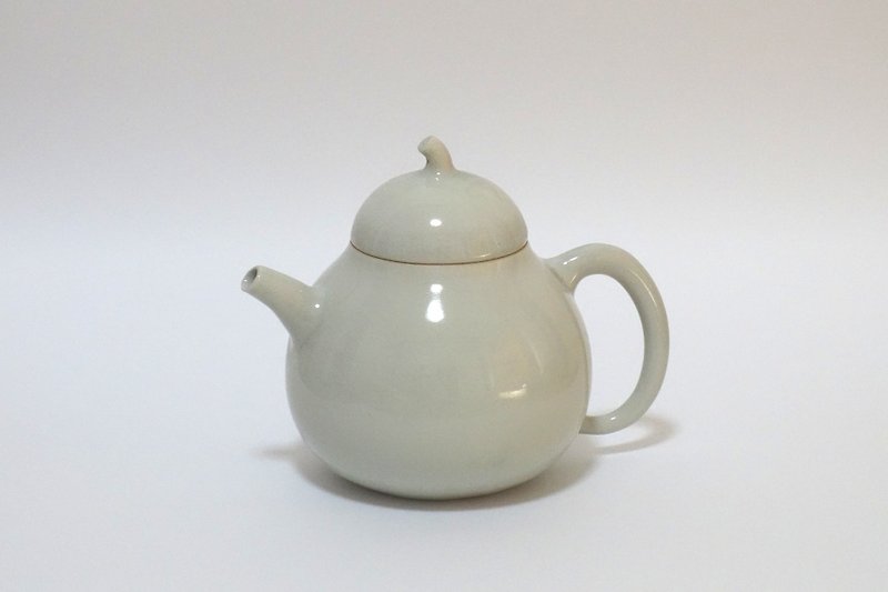 茄子白磁注器 - 茶具/茶杯 - 陶 白色