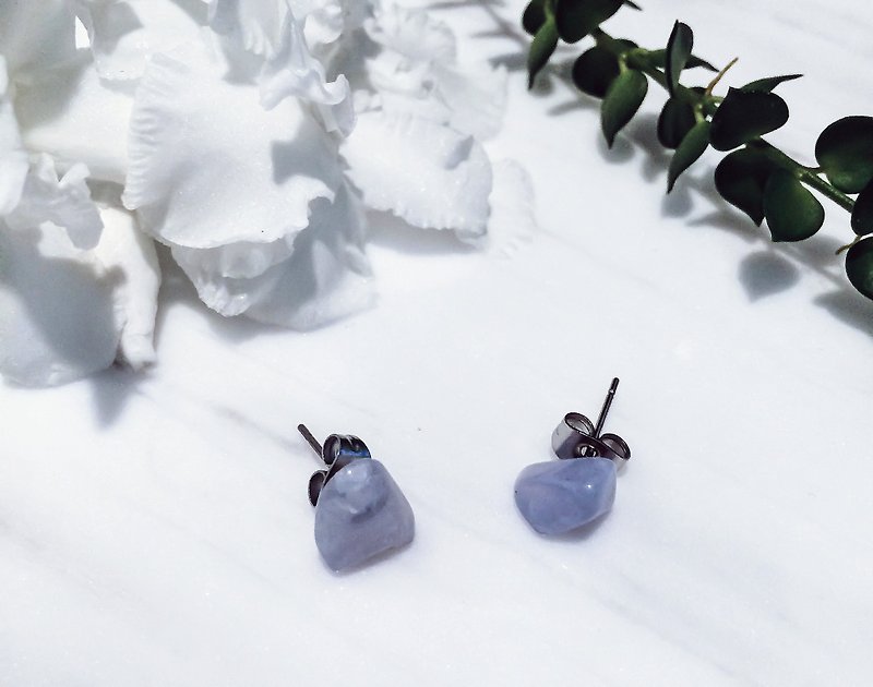 colorful dream earrings | 迷幻烟雾-耳环 - 耳环/耳夹 - 宝石 紫色
