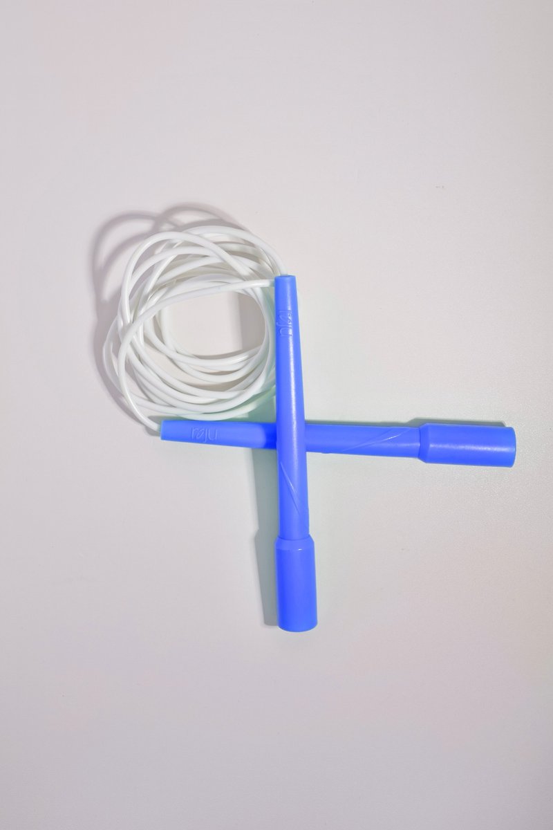 【J3】跳绳 速度绳 3米 (长柄-钴靛蓝) - 运动/健身用品 - 塑料 蓝色