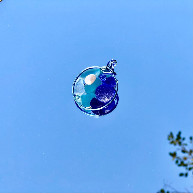 永续珠宝饰品-蓝色海玻璃 镂空设计 - 其他 - 玻璃 蓝色