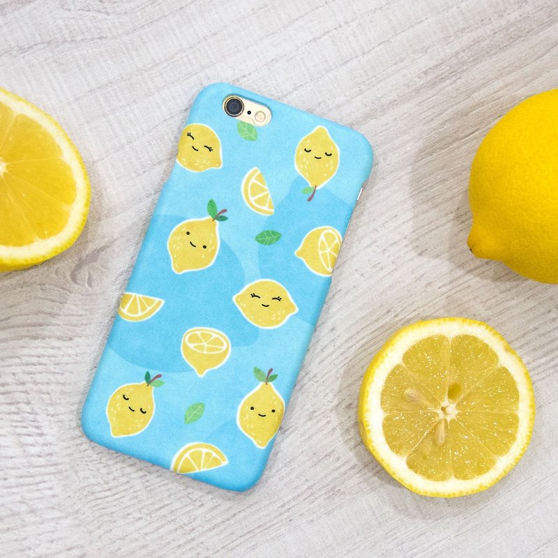 柠檬 iPhone 手机壳手机壳 เคสมือถือมะนาว - 手机壳/手机套 - 塑料 黄色