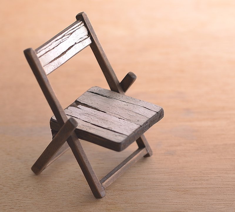 阿嬷小椅2 - 摆饰 - 木头 咖啡色