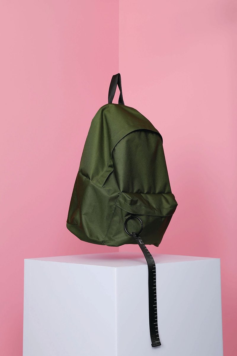 Noisy Folks SMT-22 backpack 绿色 - 后背包/双肩包 - 棉．麻 绿色