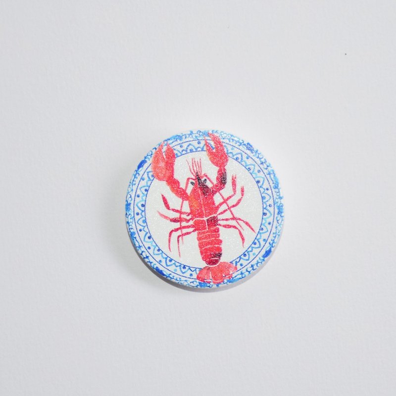 GRIPTOK 安装在手机背面陶瓷板上的虾子图案 - 其他 - 塑料 多色
