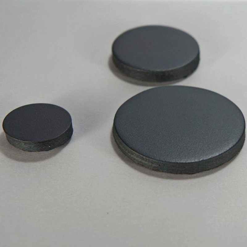 磁铁 真皮皮革 圆直径2厘米10个 20元/个 - 冰箱贴/磁贴 - 真皮 