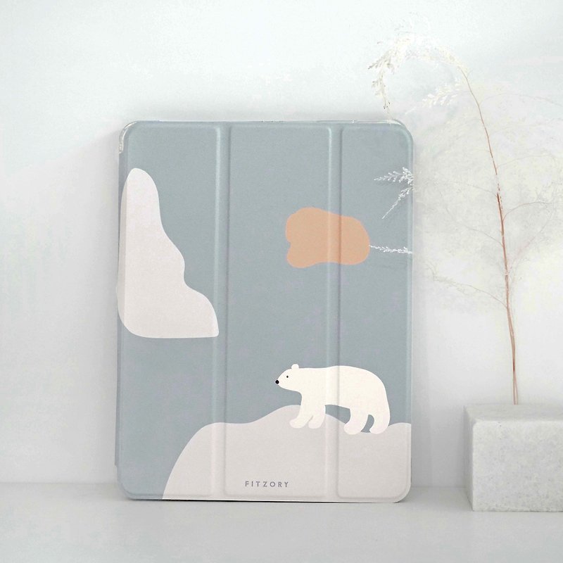 【FITZORY】动物园疗愈系色块 北极熊 | iPad壳 - 平板/电脑保护壳 - 塑料 绿色