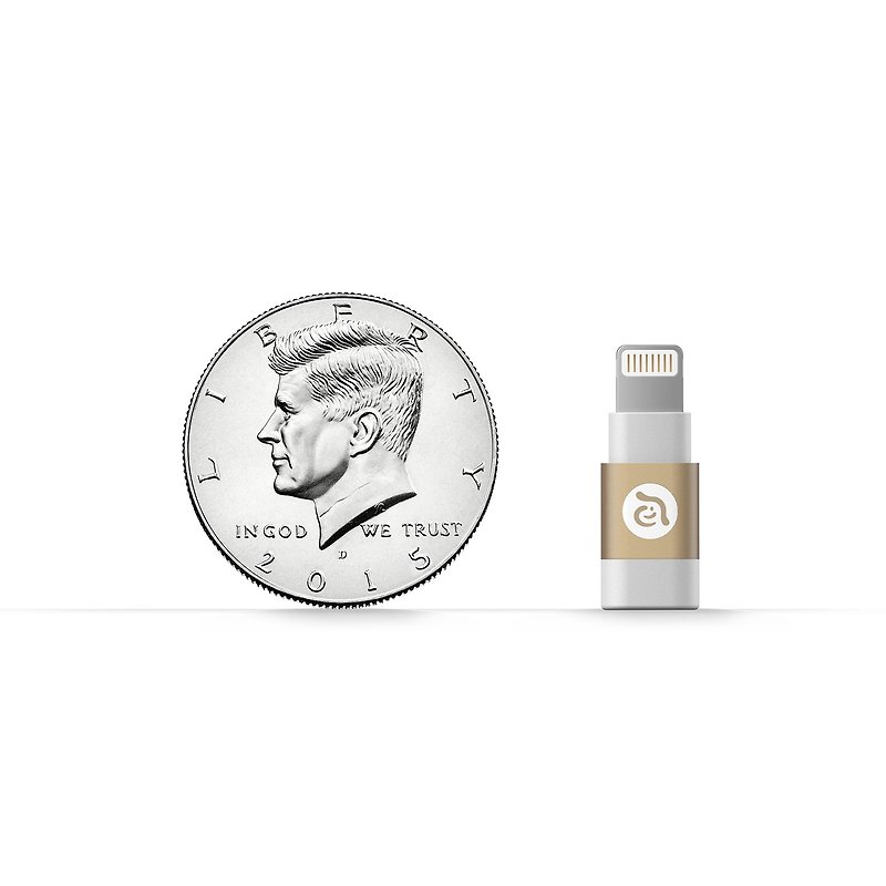 PeAk A1 Micro USB to Lightning 转接头 金 - 其他 - 其他金属 灰色