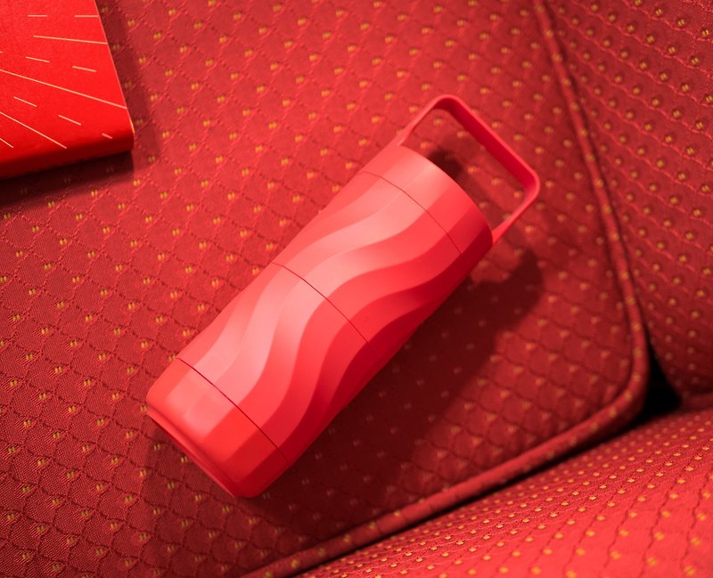 Wattle | 个人化水壶－468ml(夕阳红x1) - 水壶/水瓶 - 塑料 红色