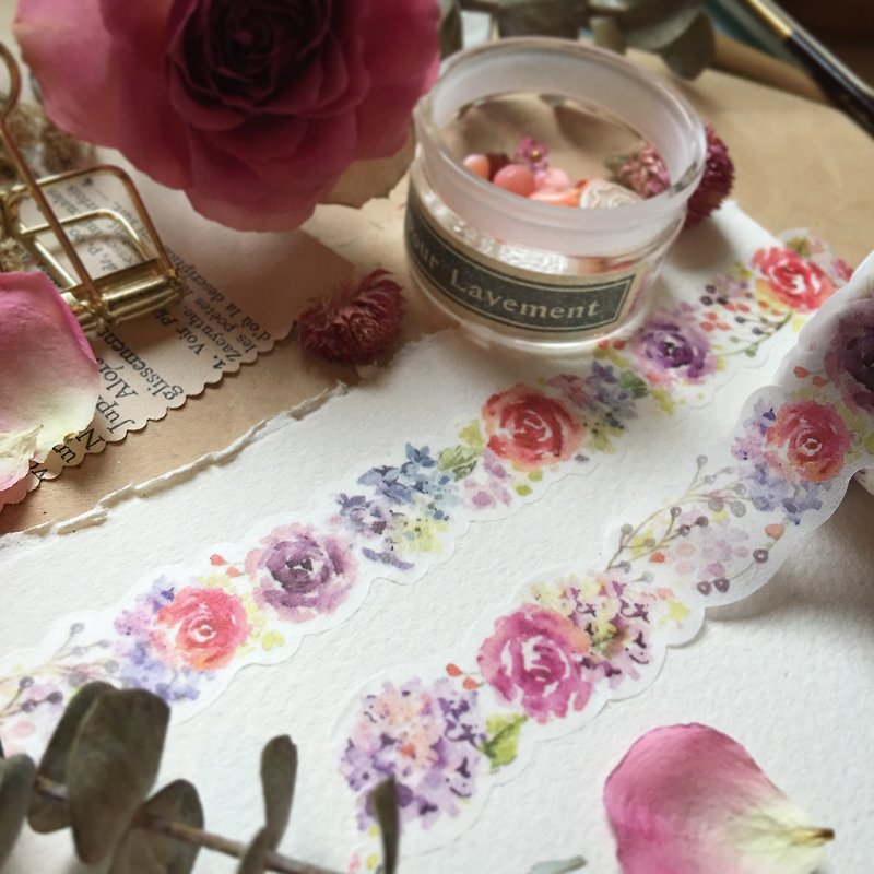 Rabbitoffee Masking Tape (No.7 - The Early Spring) - 纸胶带 - 纸 