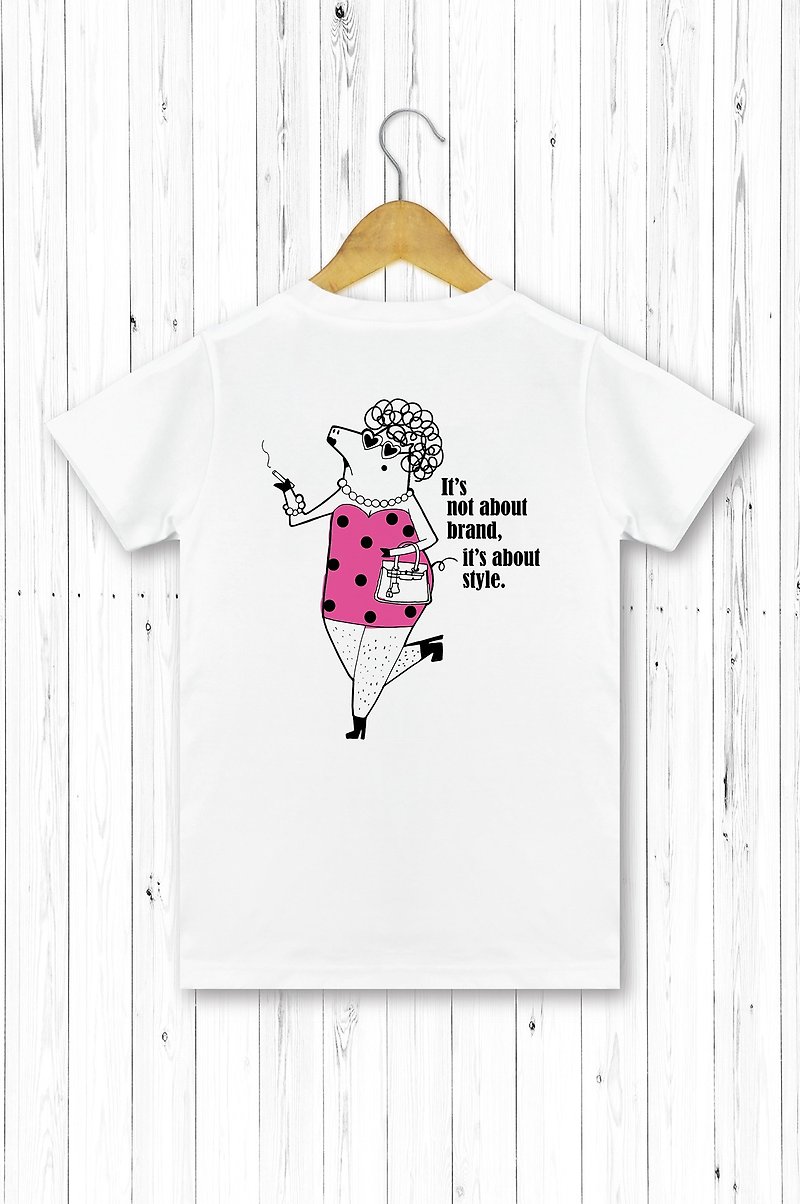 STATELYWORK 白富美-女短T恤 - 女装上衣 - 棉．麻 粉红色