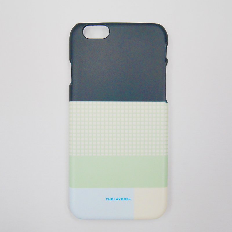 简约墨绿方块 Graphic Print GRIDY MELON Phone 刻字原创手机壳 - 手机壳/手机套 - 塑料 绿色