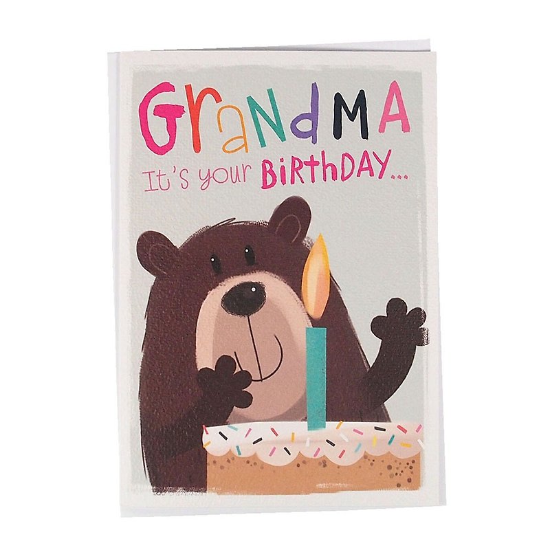 奶奶 今天是您的生日【Hallmark-GUS卡片 生日祝福】 - 卡片/明信片 - 纸 多色