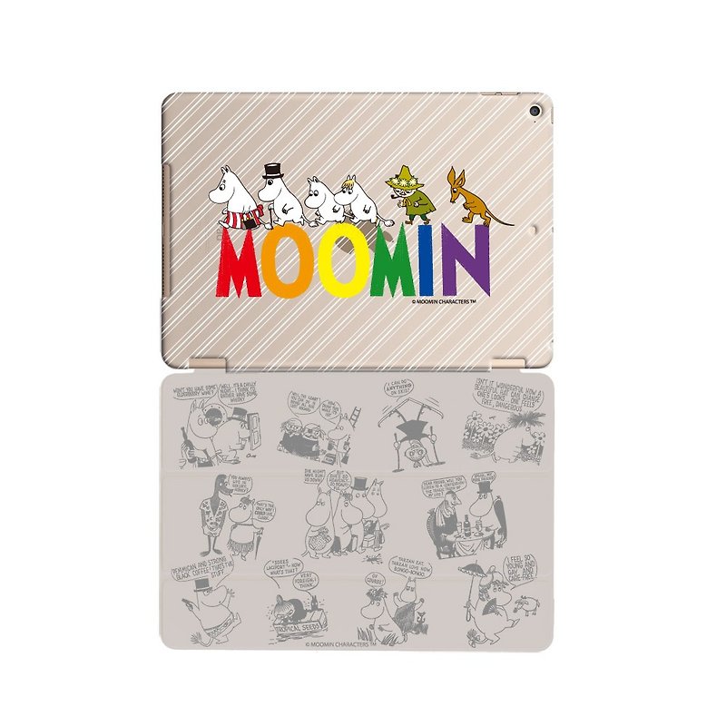 Moomin噜噜米正版授权-iPad水晶壳【Moomin Family】 - 平板/电脑保护壳 - 塑料 灰色